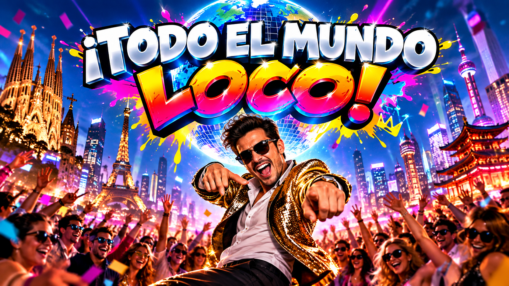 Portada de TODO EL MUNDO LOCO en español
